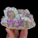 Natural Blue Aragonite and Red Aragonite, Mineral Specimen:Guizhou,China (95*65*35MM) - image 4