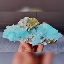 Natural Blue Aragonite comes from Wenshan,Yunnan 135*60*30MM - image 1