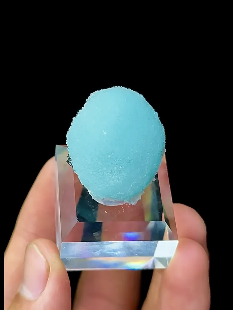 Natural Blue Aragonite comes from Wenshan,Yunnan 25*20*20MM - image 2