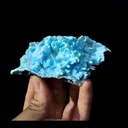 Natural Blue Aragonite comes from Wenshan,Yunnan 90*45*30MM - image 4