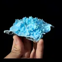 Natural Blue Aragonite comes from Wenshan,Yunnan 90*45*30MM - image 2