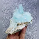 Natural Blue Aragonite comes from Wenshan,Yunnan 90*70*30MM - image 4