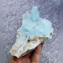 Natural Blue Aragonite comes from Wenshan,Yunnan 90*70*30MM - image 3