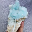 Natural Blue Aragonite comes from Wenshan,Yunnan 90*70*30MM - image 2