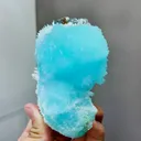 Natural Blue Aragonite comes from Wenshan,Yunnan 95*40*67MM - image 4