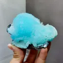 Natural Blue Aragonite comes from Wenshan,Yunnan 95*40*67MM - image 6