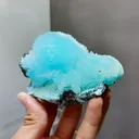 Natural Blue Aragonite comes from Wenshan,Yunnan 95*40*67MM - image 1