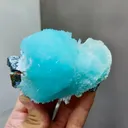 Natural Blue Aragonite comes from Wenshan,Yunnan 95*40*67MM - image 2