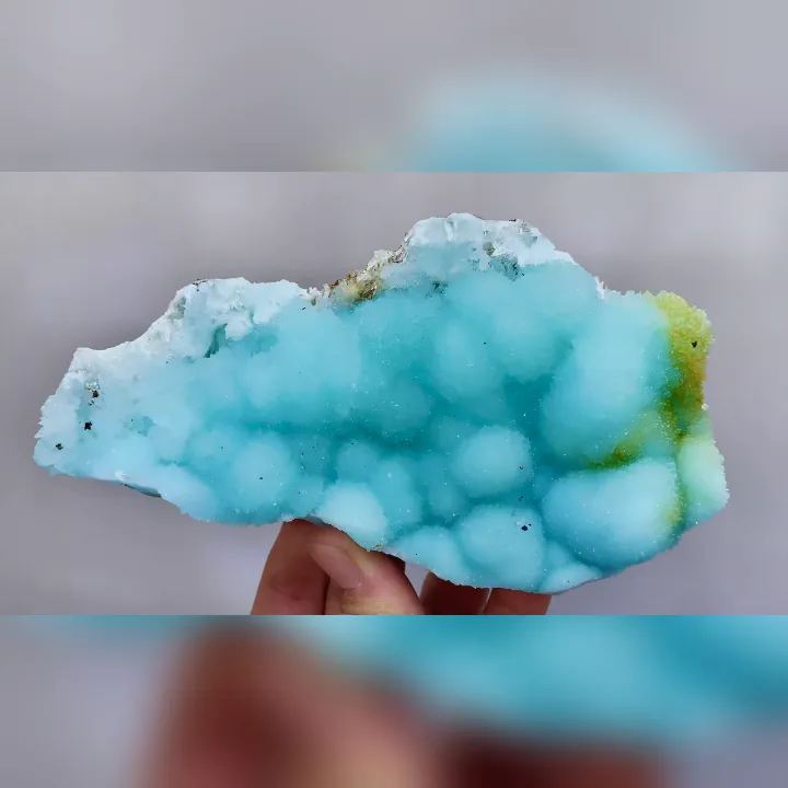 Natural Blue Aragonite, Mineral Specimen: Wenshan,Yunnan (1660*85*25mm) - image 3