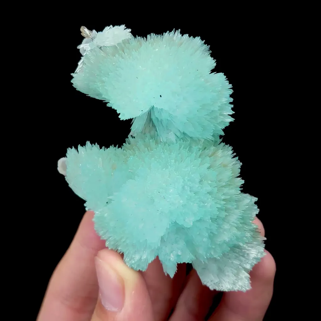 Natural Blue Aragonite Mineral Specimen,High Quality Specimen,WENSHAN,YUNNAN,CHINA(85*50*20mm) image
