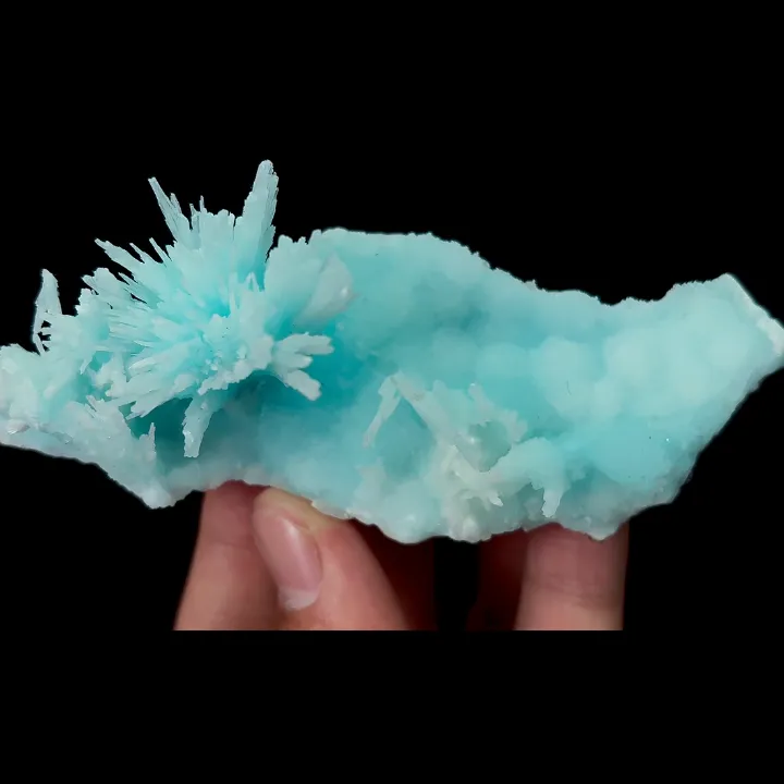 Natural Blue Aragonite, Mineral Specimen:Wenshan,Yunnan (105*40*40MM) - image 5