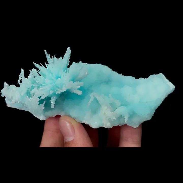 Natural Blue Aragonite, Mineral Specimen:Wenshan,Yunnan (105*40*40MM) - image 3