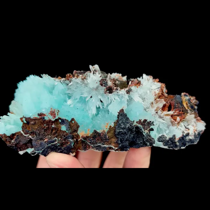 Natural Blue Aragonite, Mineral Specimen:Wenshan,Yunnan (110*35*35MM) - image 4