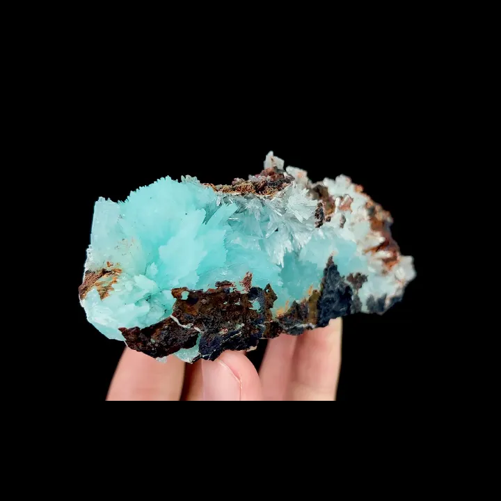 Natural Blue Aragonite, Mineral Specimen:Wenshan,Yunnan (110*35*35MM) - image 2