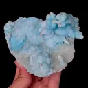 Natural Blue Aragonite, Mineral Specimen:Wenshan,Yunnan (130*95*55MM) - image 5