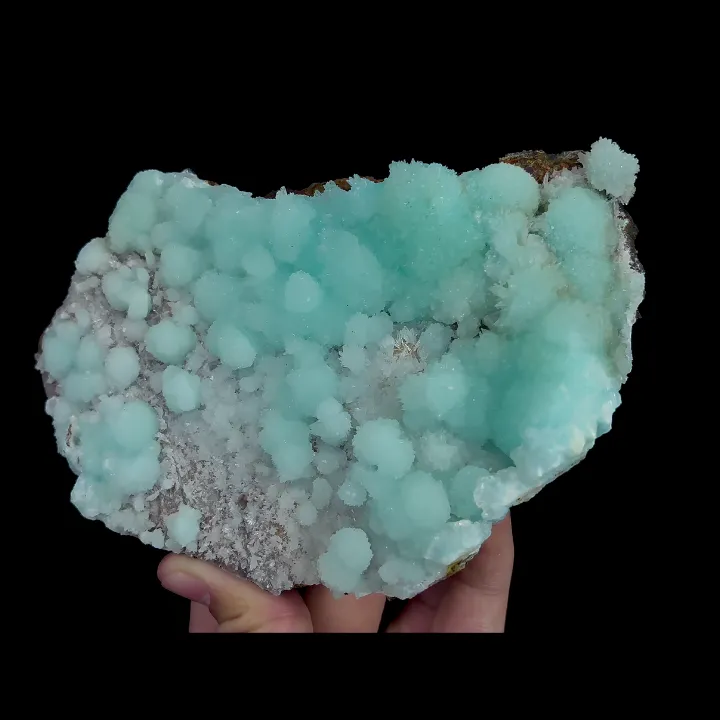 Natural Blue Aragonite, Mineral Specimen:Wenshan,Yunnan (150*95*30MM) image