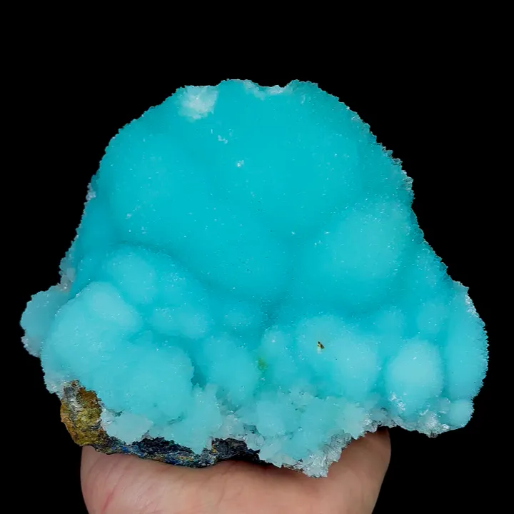 Natural Blue Aragonite, Mineral Specimen:Wenshan,Yunnan (155*115*70MM) image