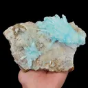 Natural Blue Aragonite, Mineral Specimen:Wenshan,Yunnan (160*110*35MM) - image 1