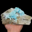 Natural Blue Aragonite, Mineral Specimen:Wenshan,Yunnan (160*90*45MM) - image 6