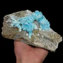 Natural Blue Aragonite, Mineral Specimen:Wenshan,Yunnan (160*90*45MM) - image 4