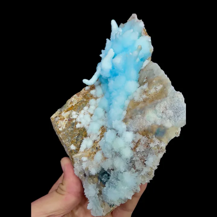 Natural Blue Aragonite, Mineral Specimen:Wenshan,Yunnan (165*125*30MM) - image 3