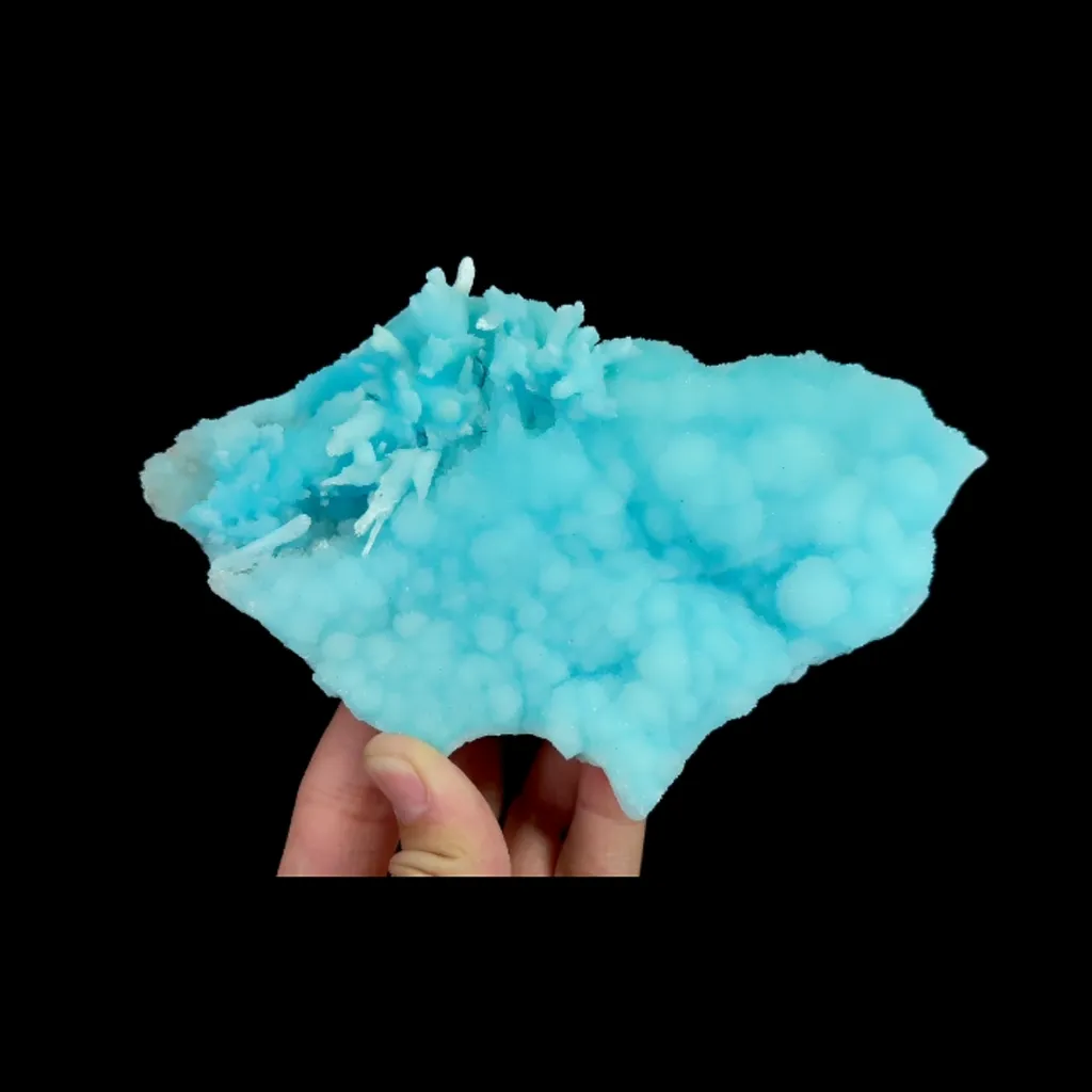 Natural Blue Aragonite, Mineral Specimen:Wenshan,Yunnan (170*100*40MM) - image 5