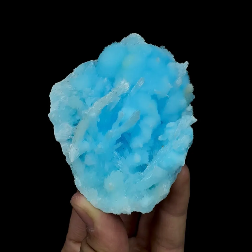 Natural Blue Aragonite, Mineral Specimen:Wenshan,Yunnan (60*75*35MM) - image 5