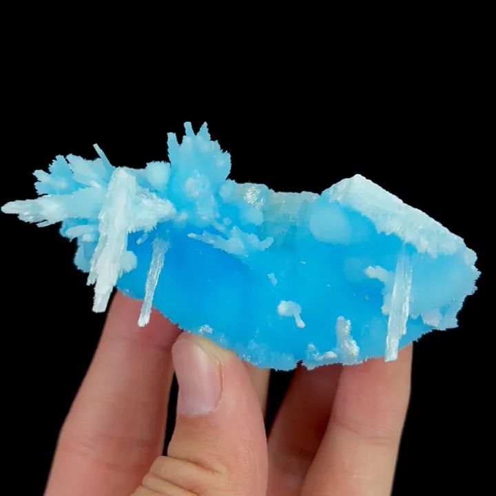 Natural Blue Aragonite, Mineral Specimen:Wenshan,Yunnan (80*35*40MM) - image 4