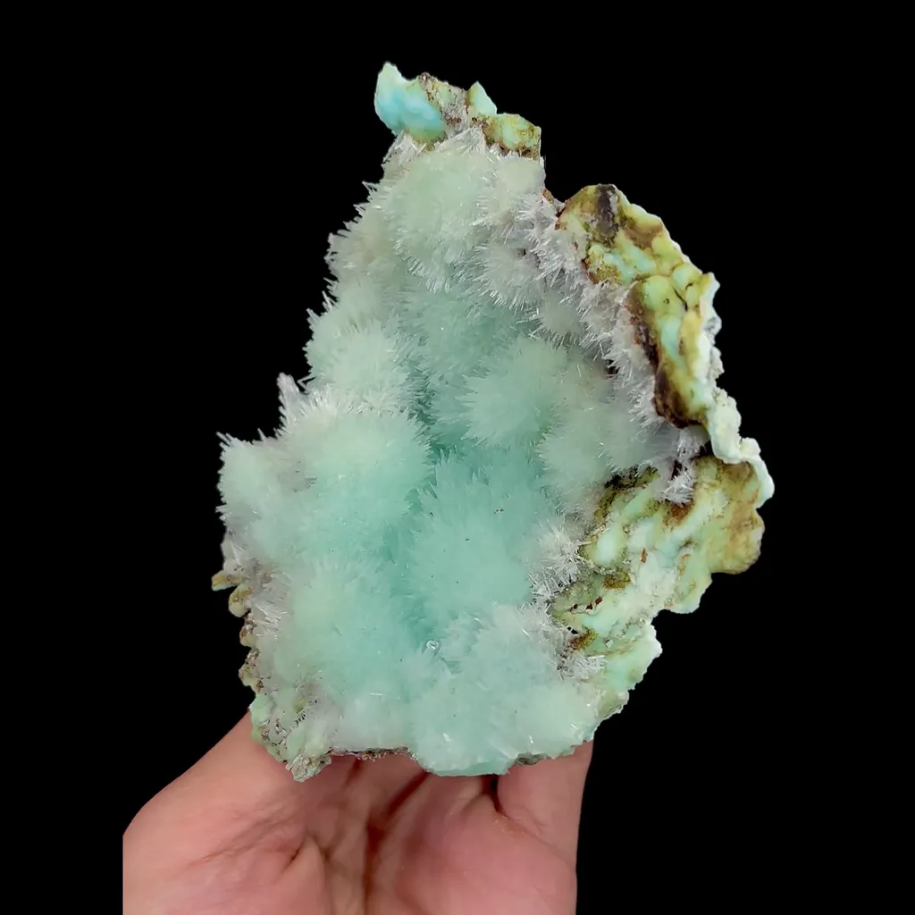 Natural Blue Aragonite, Mineral Specimen:Yunnan,China (100*105*35MM) - image 4