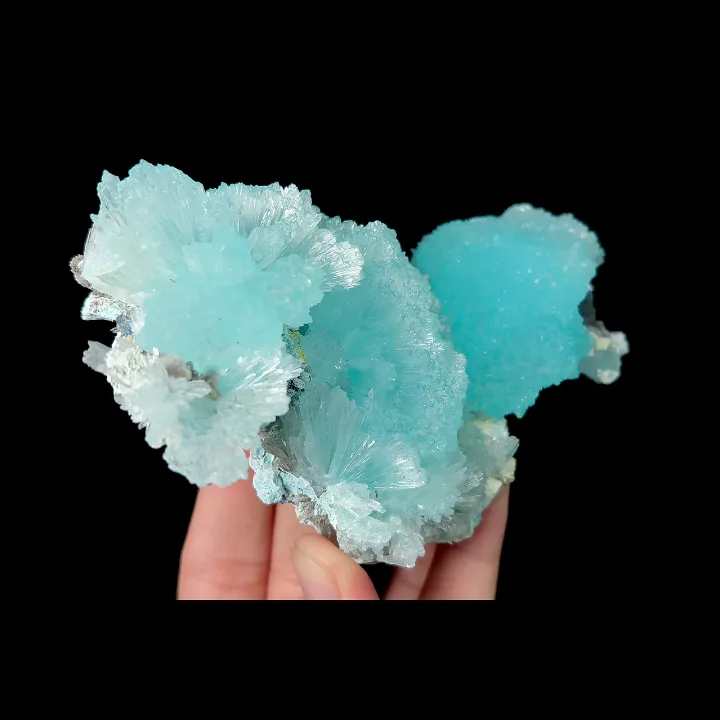 Natural Blue Aragonite, Mineral Specimen:Yunnan,Wenshan (115*75*40MM) - image 3