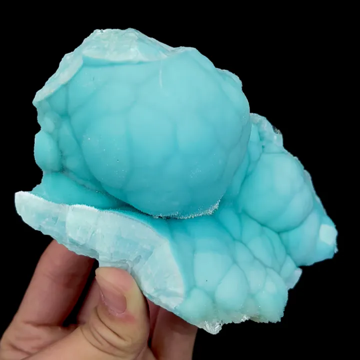 Natural Blue Aragonite, Mineral Specimen:Yunnan,Wenshan (135*75*60MM) image