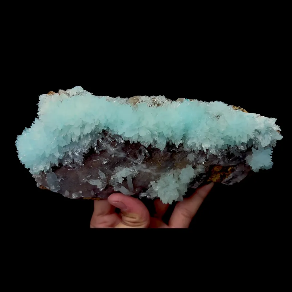 Natural Blue Aragonite, Mineral Specimen:Yunnan,Wenshan (180*90*40MM) - image 3