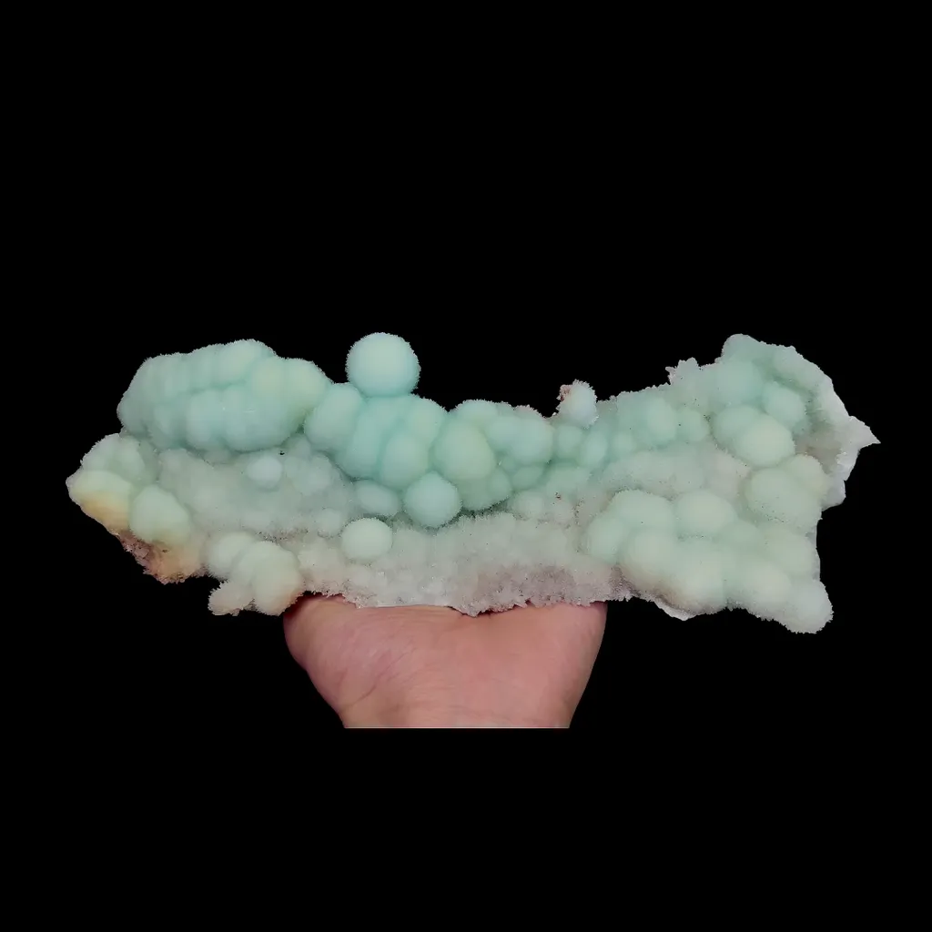 Natural Blue Aragonite, Mineral Specimen:Yunnan,Wenshan (280*100*45MM) image