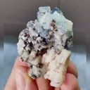Natural Blue Celadon Coloured Fluorite comes from Yaogangxian,Hunan 35*45*15MM - image 1
