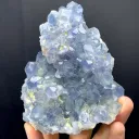 Natural Blue Celestine Crystals Cluster from Afghanistan - image 8