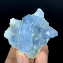 Natural Blue Color Celestine Crystals Cluster, Celestine Bunch, Raw Celestine, Celestine Specimen, Minerals Specimen, Celestine from Afghanistan - - image 6
