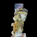Natural Blue Cube Fluorite and Dolomite, Mineral Specimen:Yaogangxian,Hunan (25*35*75MM) - image 3