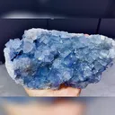 Natural Blue Cube Fluorite comes from Fujian,China 160*90*55MM - image 2