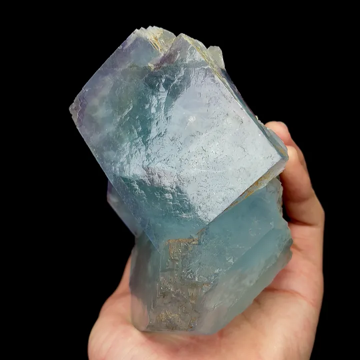 Natural Blue Cube Fluorite, Mineral Specimen: Yaogangxian,Hunan (115*105*90MM) - image 5