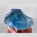 Natural Blue Cube Fluorite, Mineral Specimen: Yaogangxian,Hunan (65*45*40MM) - image 2