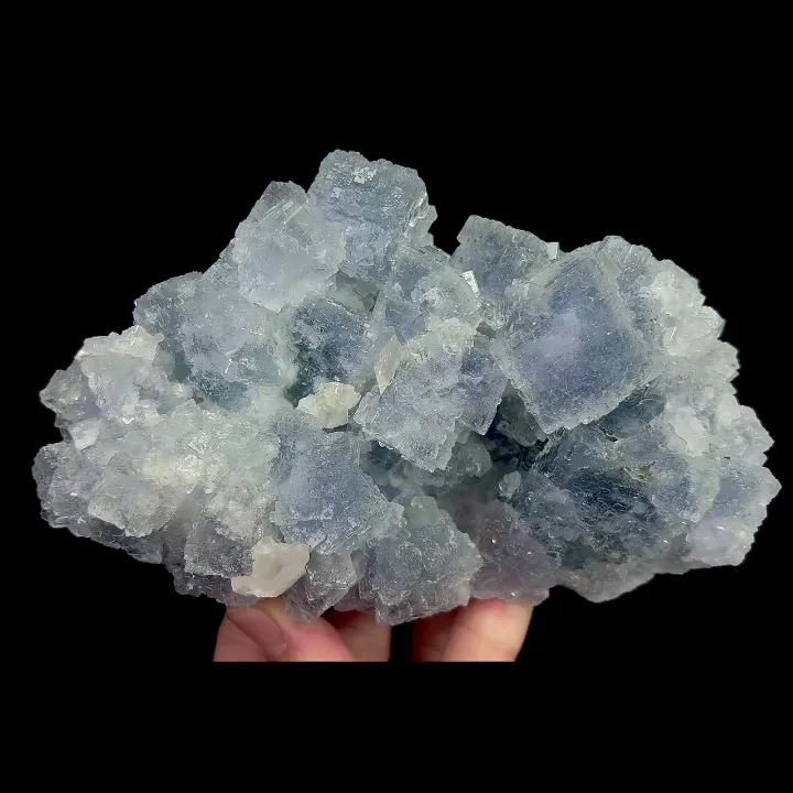 Natural Blue Cube Fluorite, Mineral Specimen:Xianghualing,Hunan (150*100*55MM) - image 4