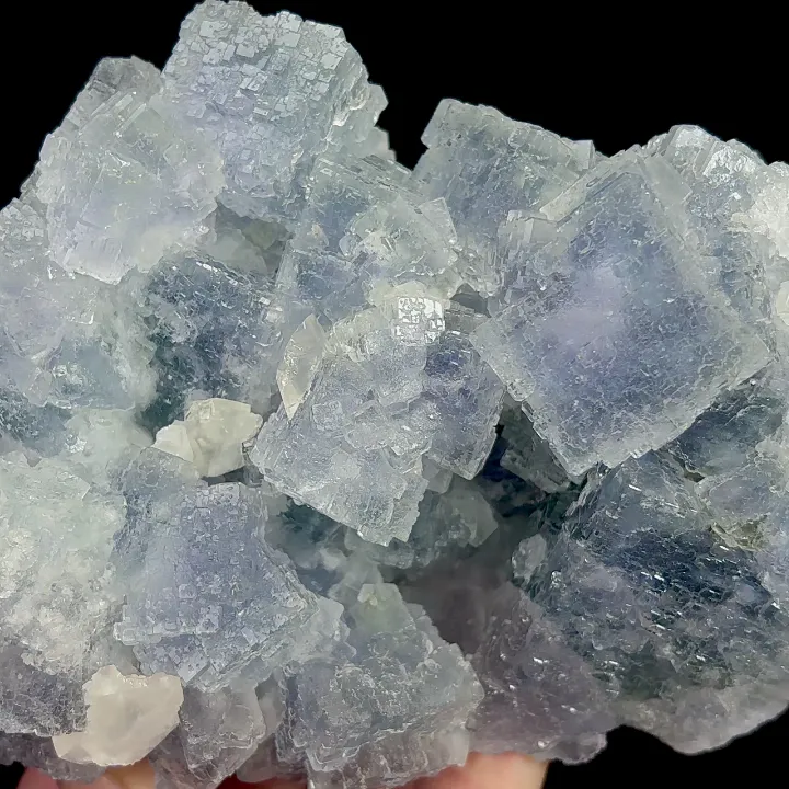 Natural Blue Cube Fluorite, Mineral Specimen:Xianghualing,Hunan (150*100*55MM) - image 3