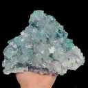 Natural Blue Cube Fluorite, Mineral Specimen:Xianghualing,Hunan (180*140*80MM) - image 5