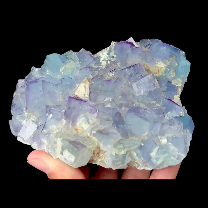 Natural Blue Cube Fluorite, Mineral Specimen:Yaogangxian,Hunan (125*100*30MM) - image 3