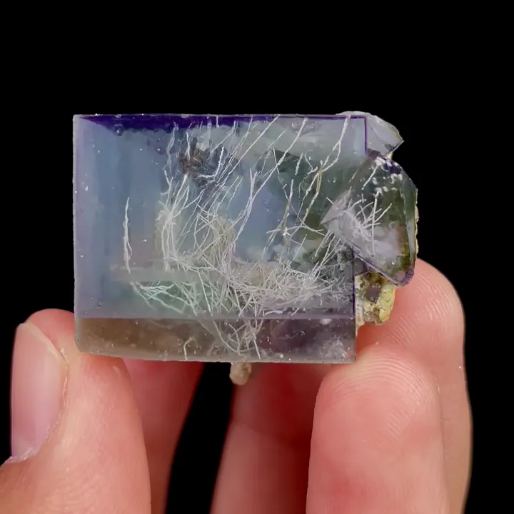 Natural Blue Cube Fluorite, Mineral Specimen:Yaogangxian,Hunan (30*25*30MM) - image 2