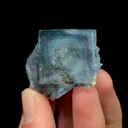 Natural Blue Cube Fluorite, Mineral Specimen:Yaogangxian,Hunan (30*30*25MM) - image 5