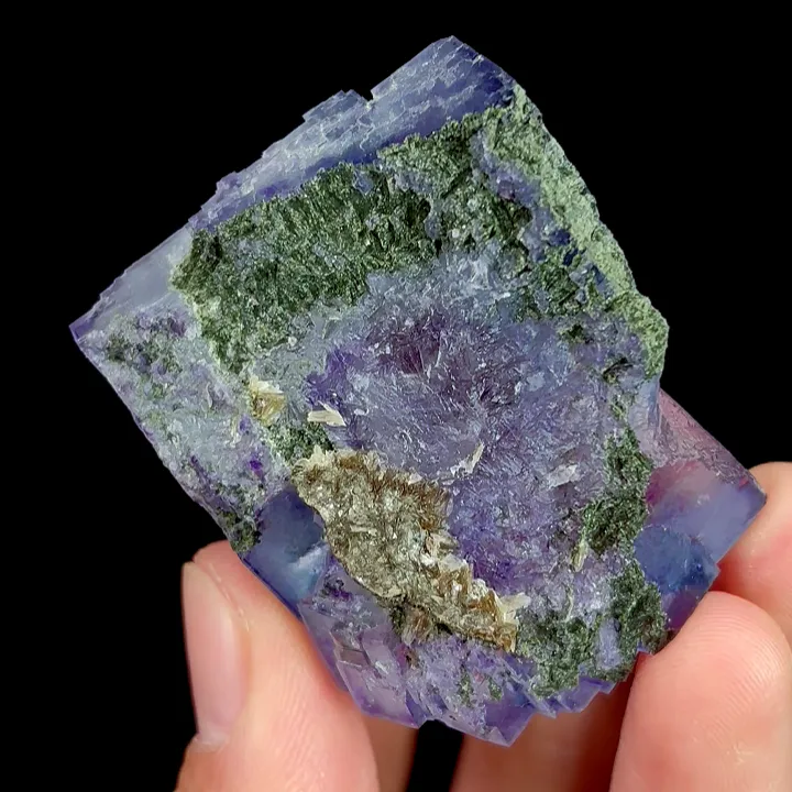 Natural Blue Cube Fluorite, Mineral Specimen:Yaogangxian,Hunan (35*40*35MM) - image 3