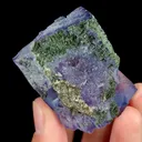 Natural Blue Cube Fluorite, Mineral Specimen:Yaogangxian,Hunan (35*40*35MM) - image 3