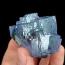 Natural Blue Cube Fluorite, Mineral Specimen:Yaogangxian,Hunan (35*40*35MM) - image 4