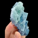 Natural Blue Cube Fluorite, Mineral Specimen:Yaogangxian,Hunan (45*85*50MM) - image 4
